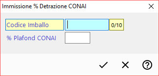 Plafond CONAI